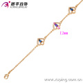 73493 Xuping guangzhou fashion imitation jewelry grace love heart gold bracelet for women